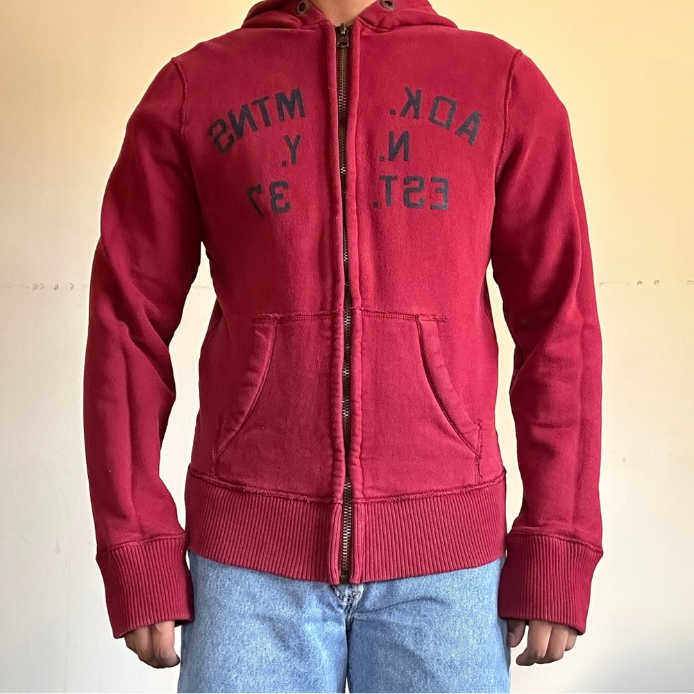 ABERCROMBIE AND FITCH ZIP UP HOODIE
